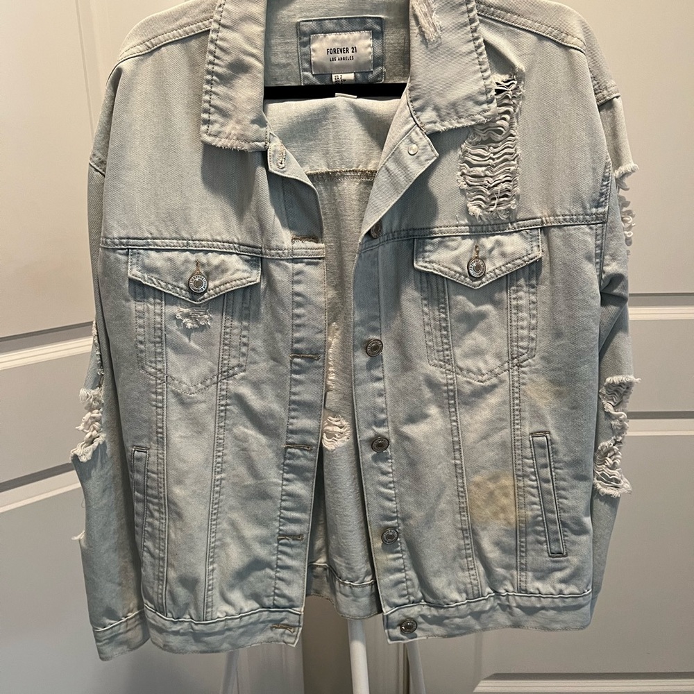 Distressed Denim Jacket